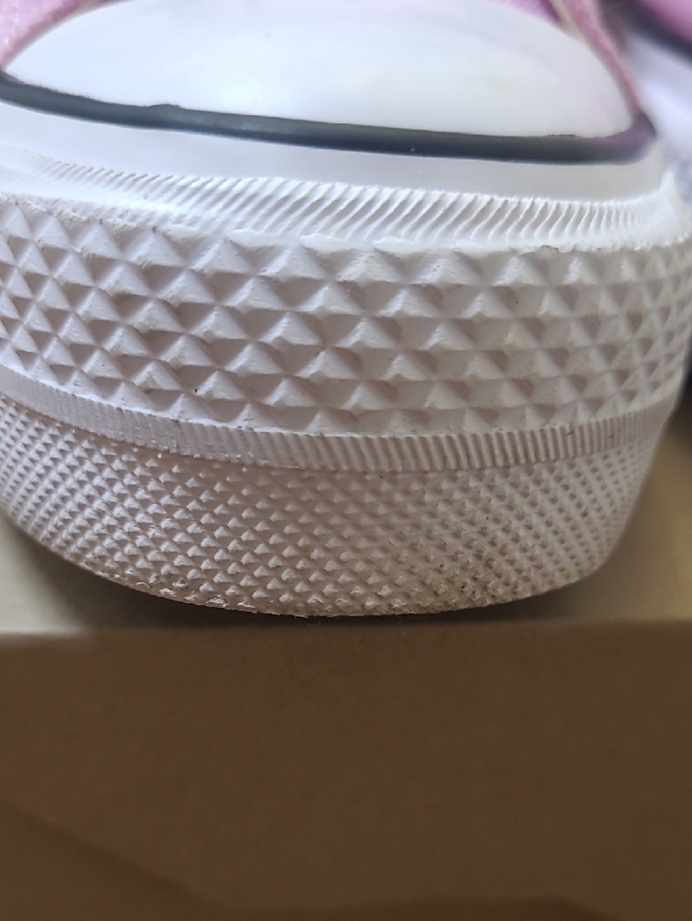 Converse Pink & White Low Top Sneakers - Picture 9 of 16